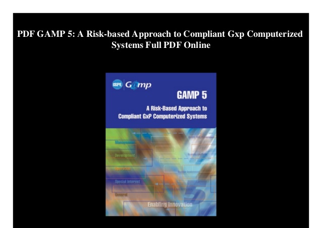 gamp 5 guidelines pdf
